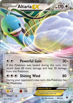 Image of Altaria EX 083/124  - Holofoil XY  Fates Collide - Ultra Rare