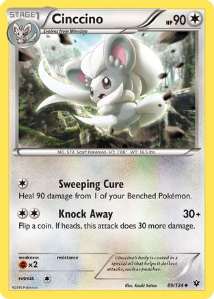 Image of Cinccino (89) 089/124  XY  Fates Collide - Uncommon