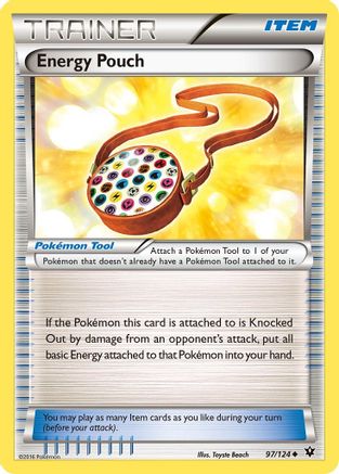 Image of Energy Pouch 097/124  - Reverse Holofoil XY  Fates Collide - Uncommon
