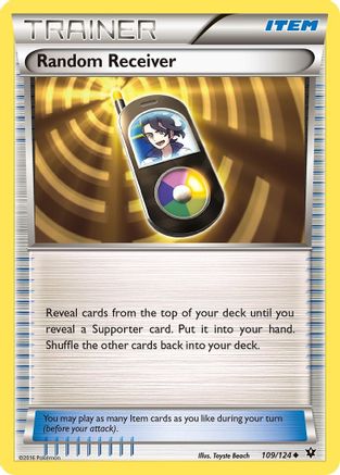 Image of Random Receiver 109/124  XY  Fates Collide - Uncommon