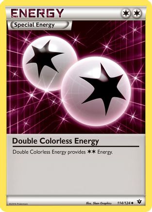 Image of Double Colorless Energy 114/124  XY  Fates Collide - Uncommon