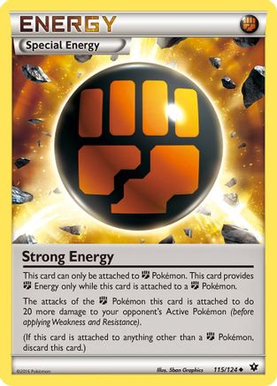 Image of Strong Energy 115/124  XY  Fates Collide - Uncommon
