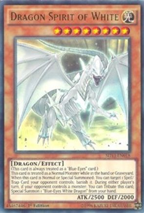 Image of Dragon Spirit of White (SHVI-EN018) - Shining Victories 1st Edition