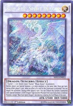 Image of Blue-Eyes Spirit Dragon (SHVI-EN052) - Shining Victories Unlimited