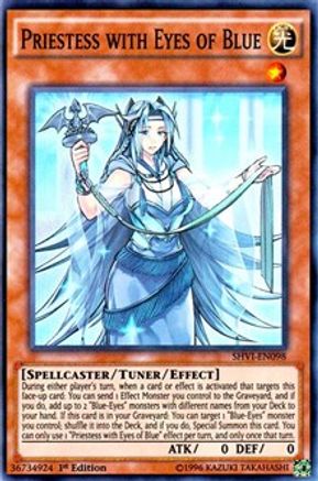 Image of Priestess with Eyes of Blue (SHVI-EN098) - Shining Victories Unlimited