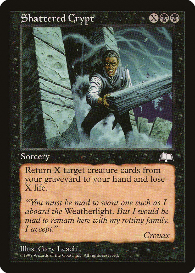Image of Shattered Crypt (WTH-) - Weatherlight