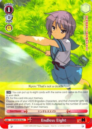 Image of Endless Eight (E) (SY/WE09-E19e) - The Melancholy of Haruhi Suzumiya Extra Booster