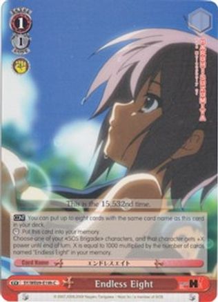 Image of Endless Eight (H - Foil) (SY/WE09-E19h) - The Melancholy of Haruhi Suzumiya Extra Booster