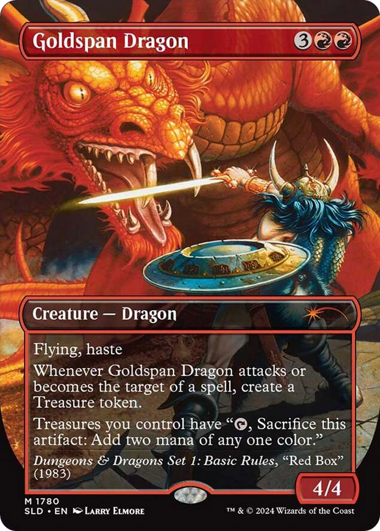 Image of Goldspan Dragon (SLD-1780) - Secret Lair Drop (Borderless)