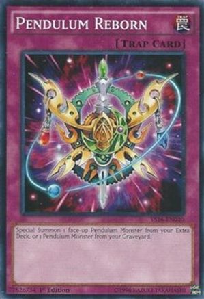 Image of Pendulum Reborn (YS16-EN040) - Starter Deck: Yuya 1st Edition