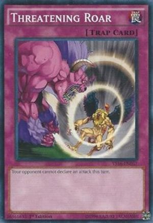 Image of Threatening Roar (YS16-EN037) - Starter Deck: Yuya 1st Edition