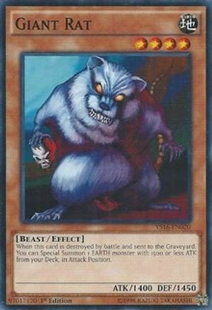 Image of Giant Rat (YS16-EN020) - Starter Deck: Yuya 1st Edition