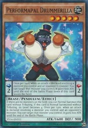 Image of Performapal Drummerilla (YS16-EN011) - Starter Deck: Yuya 1st Edition