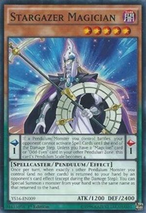 Image of Stargazer Magician (YS16-EN009) - Starter Deck: Yuya 1st Edition