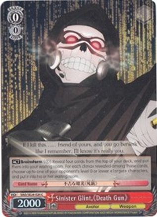 Image of Sinister Glint, Death Gun (Parallel Foil) (SAO/SE26-E24 C) - Sword Art Online II Vol.2