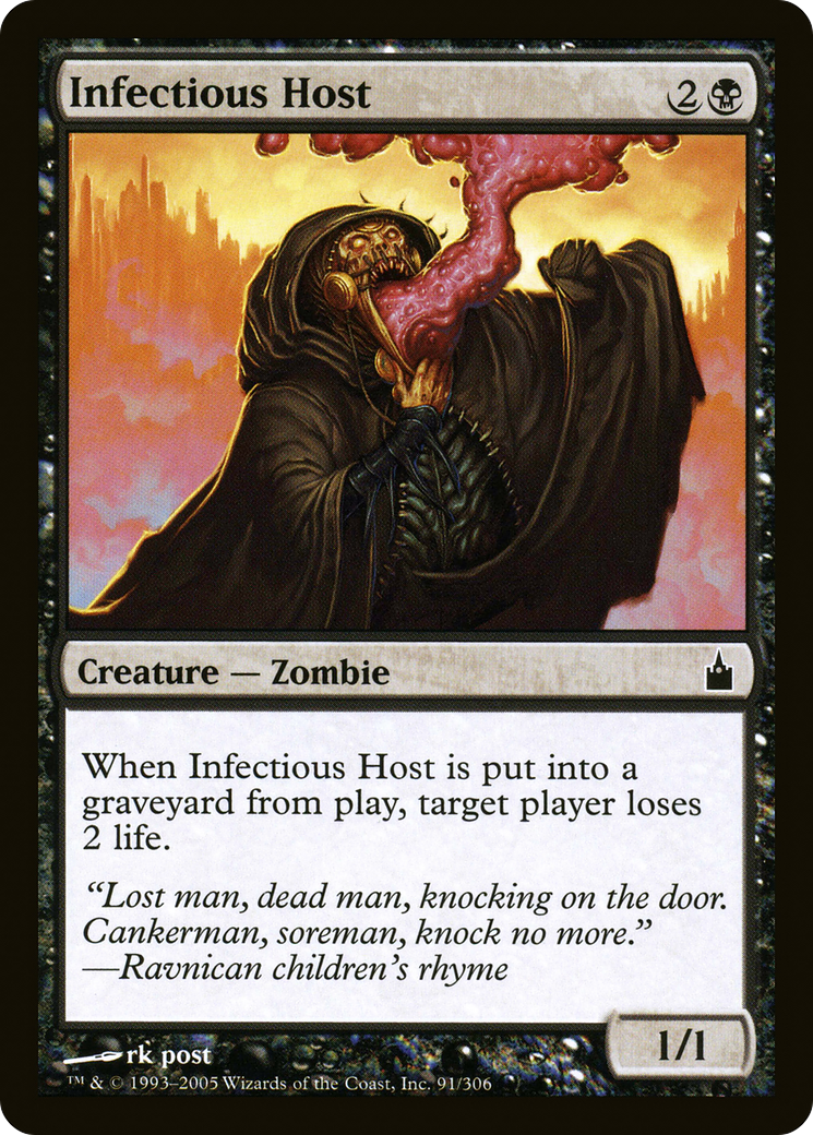 Image of Infectious Host (RAV-091) - Ravnica: City of Guilds Foil