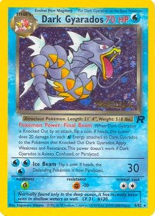 Image of Dark Gyarados (Prerelease) 008/82  - Holofoil WoTC Promo - Promo
