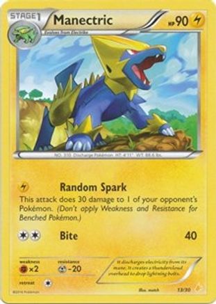 Image of Manectric (22) 022  XY Trainer Kit Pikachu Libre & Suicune - Common