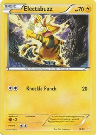 Image of Electabuzz (15) 015  XY Trainer Kit Pikachu Libre & Suicune - Common