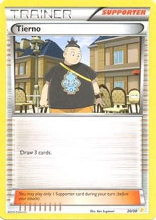 Image of Tierno (20 - Pikachu Libre Deck)  XY Trainer Kit Pikachu Libre & Suicune - Common