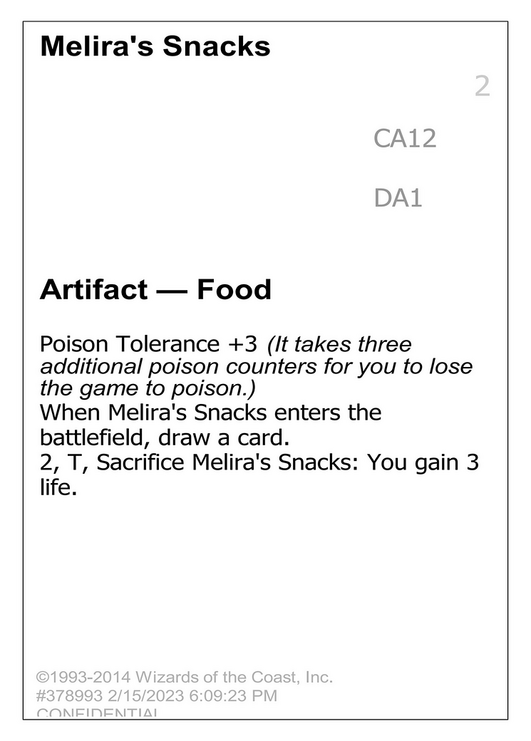 Image of Melira's Snacks (UNK-CA12) - Unknown Event