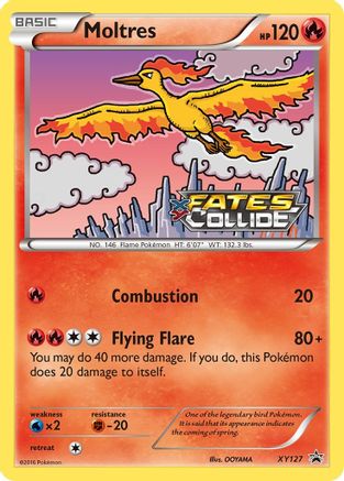 Image of Moltres (Prerelease) XY127  - Holofoil XY Promos - Promo