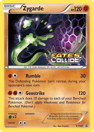 Image of Zygarde (Prerelease) XY129  - Holofoil XY Promos - Promo