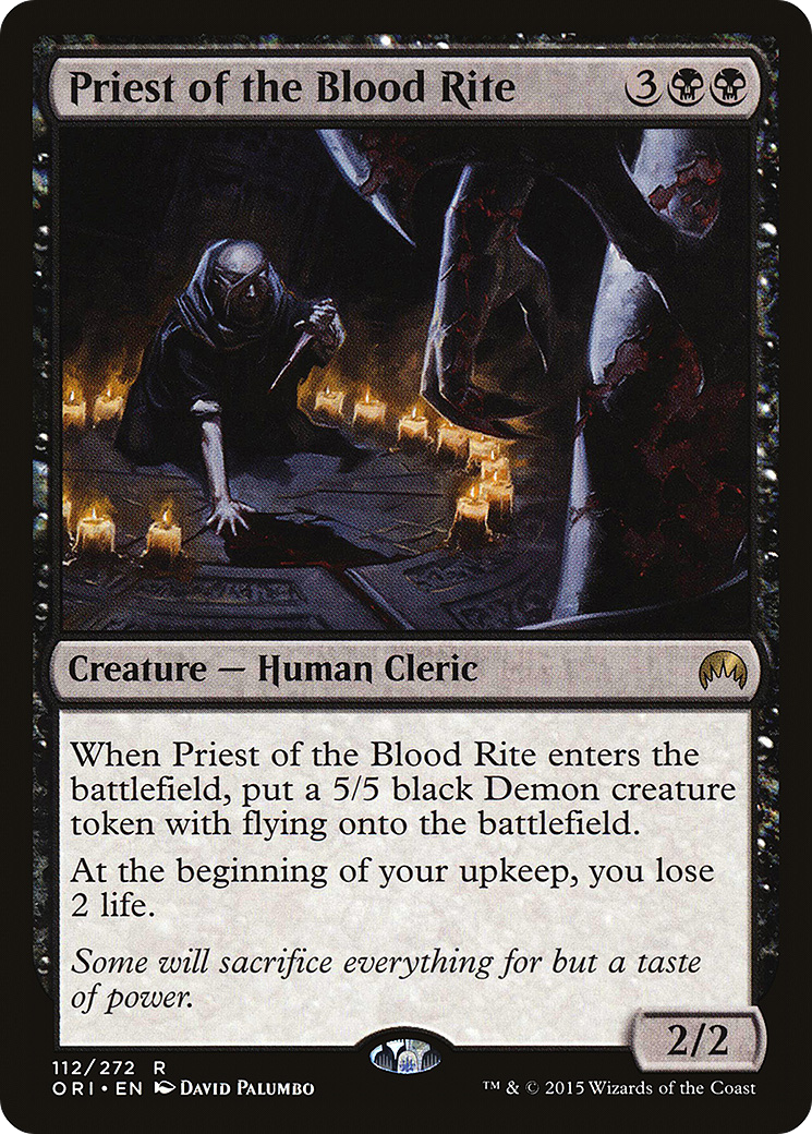 Image of Priest of the Blood Rite (ORI-112) - Magic Origins