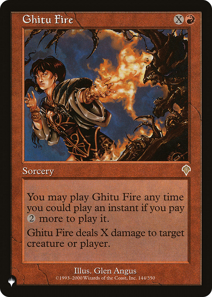 Image of Ghitu Fire (LIST-INV-144) - The List