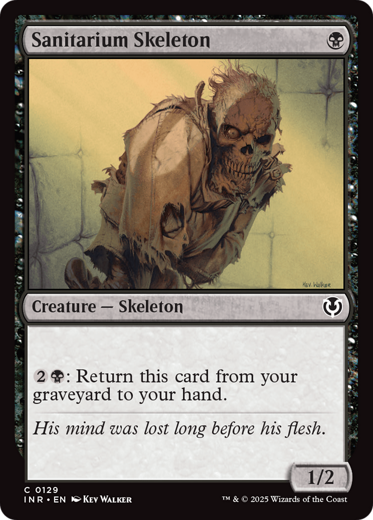 Image of Sanitarium Skeleton (INR-129) - Innistrad Remastered Foil