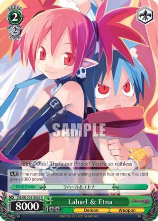 Image of Laharl & Etna (DG/EN-S03-E056 R) - Disgaea
