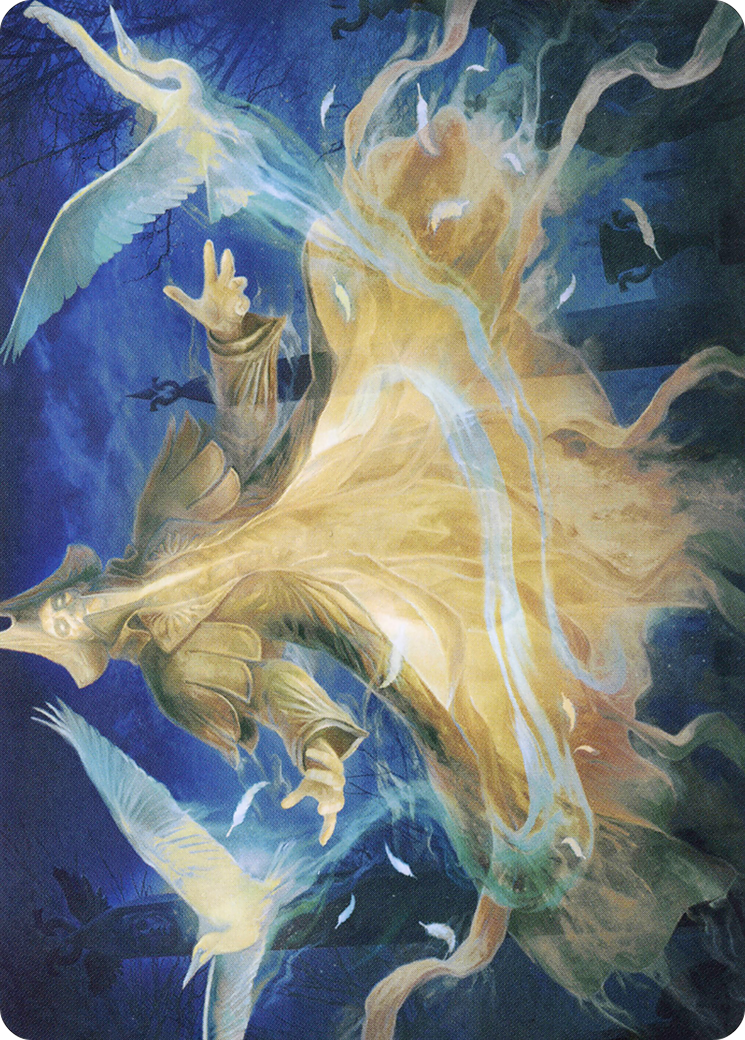 Image of Heron-Blessed Geist // Heron-Blessed Geist (AVOW-013) - Crimson Vow Art Series (Borderless) Foil
