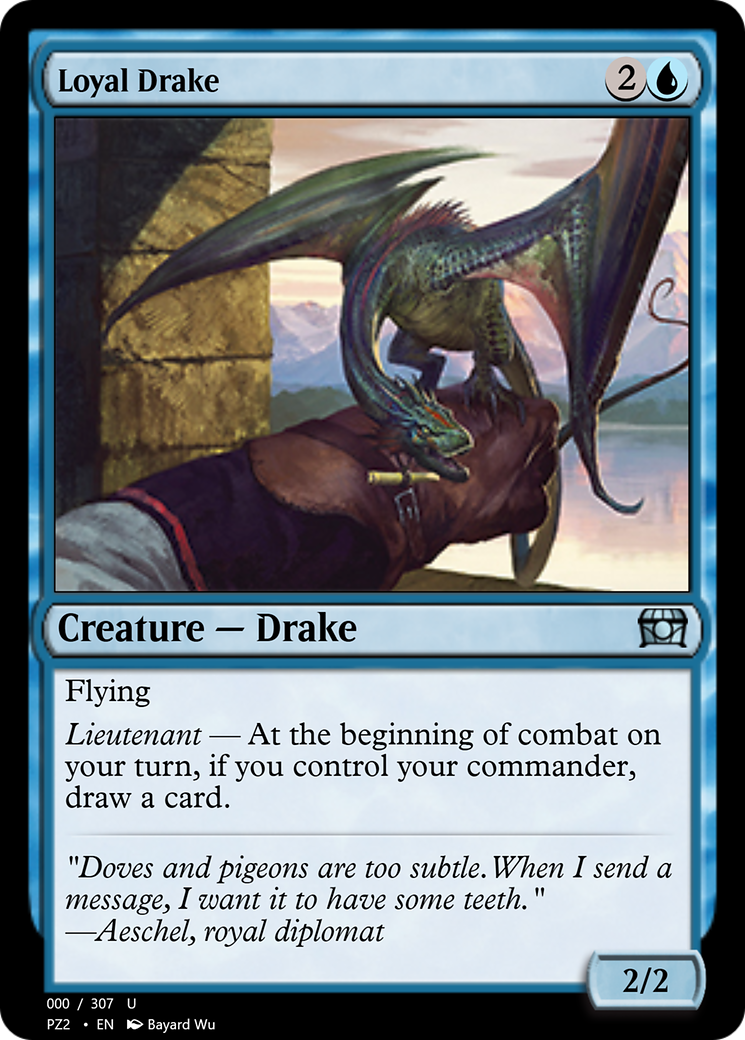 Image of Loyal Drake (PZ2-70757) - Treasure Chest Foil