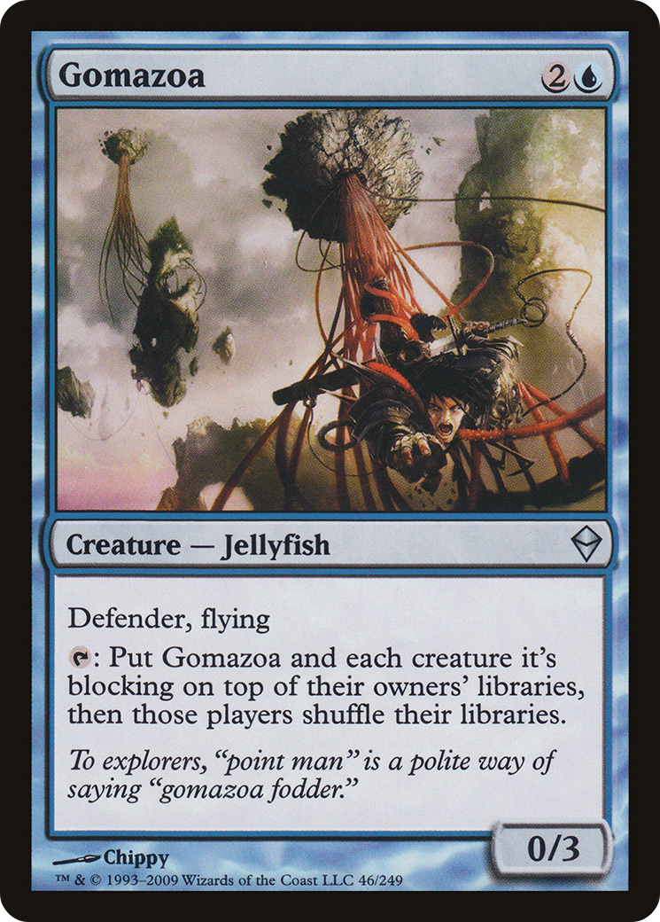 Image of Gomazoa (ZEN-046) - Zendikar Foil