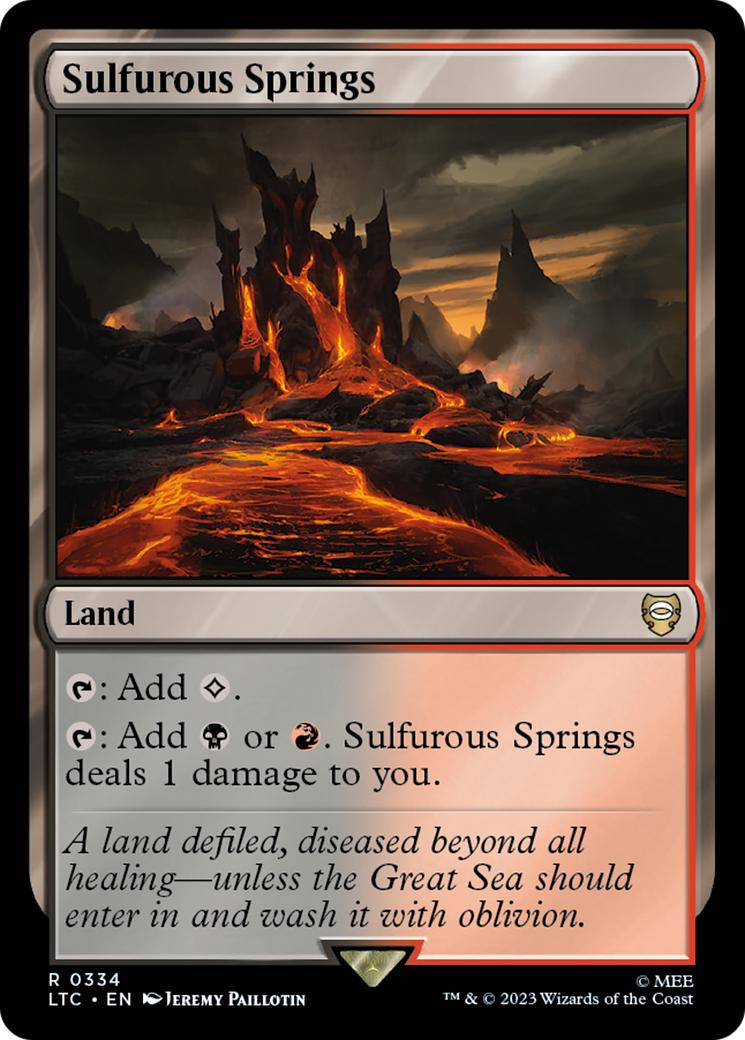 Image of Sulfurous Springs (LTC-334) - Tales of Middle-earth Commander