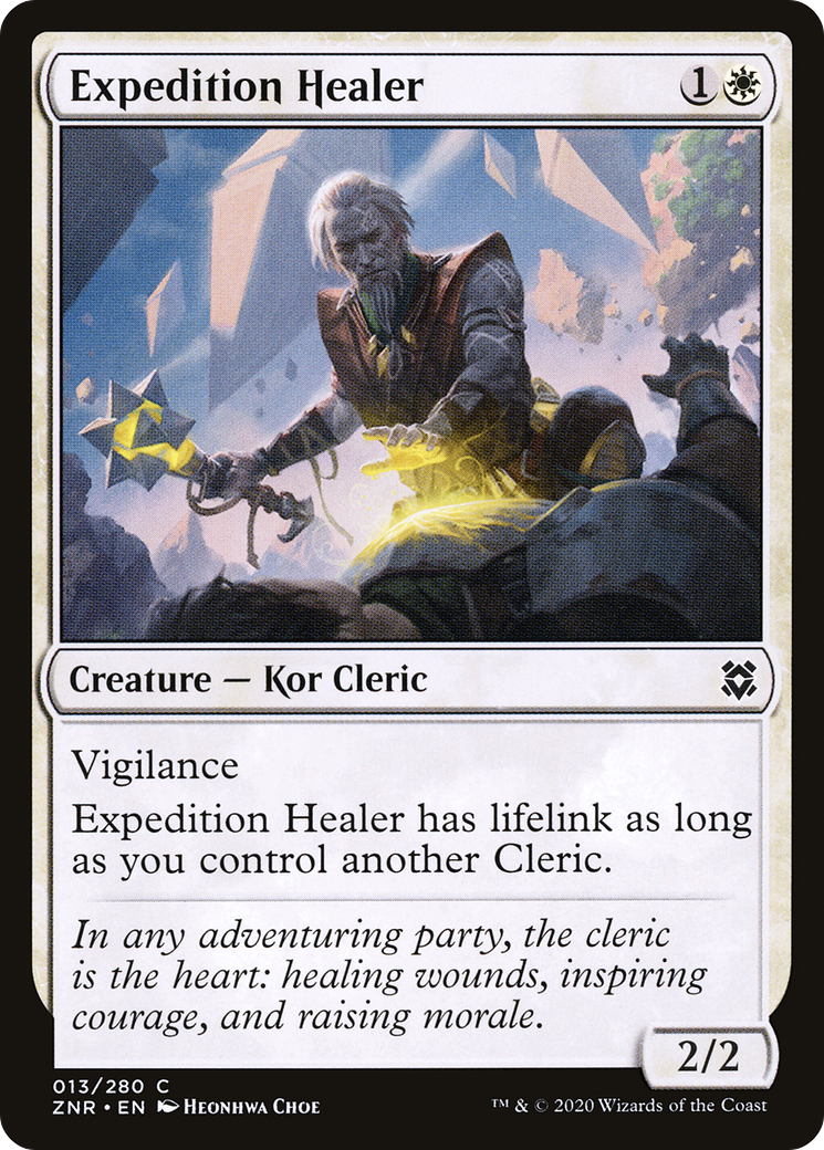 Image of Expedition Healer (ZNR-013) - Zendikar Rising Foil