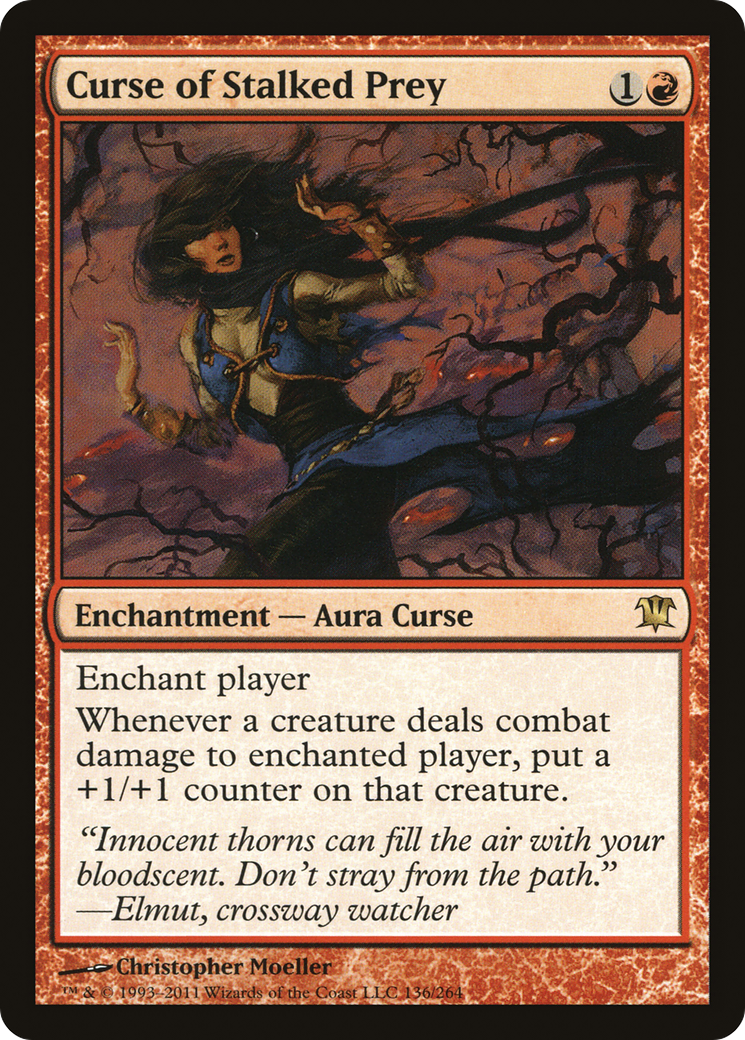 Image of Curse of Stalked Prey (ISD-136) - Innistrad