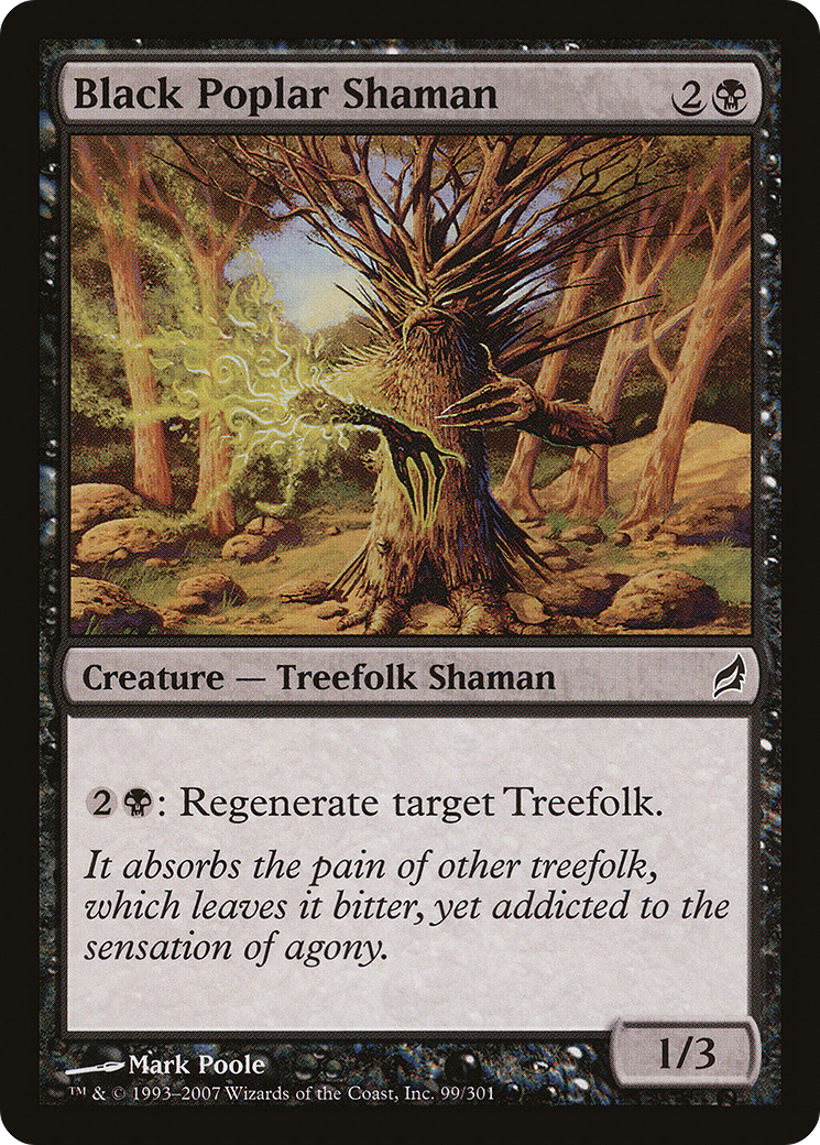 Image of Black Poplar Shaman (LRW-099) - Lorwyn Foil