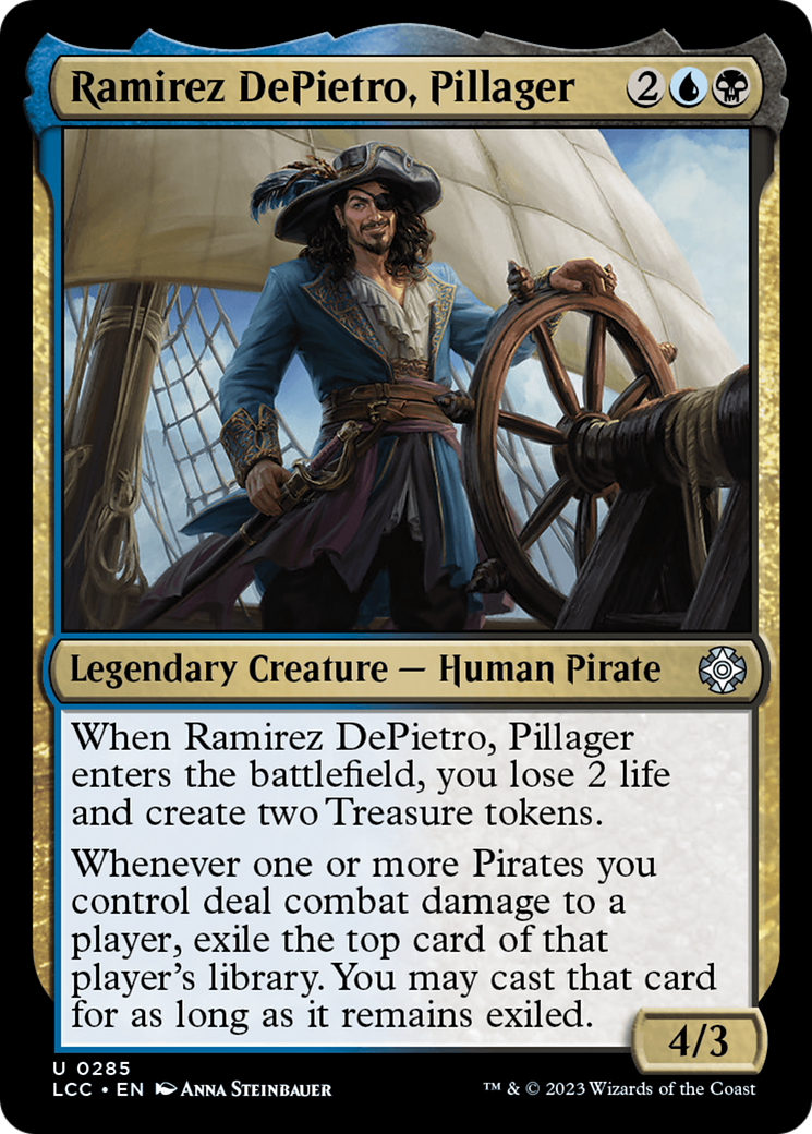 Image of Ramirez DePietro, Pillager (LCC-285) - The Lost Caverns of Ixalan Commander