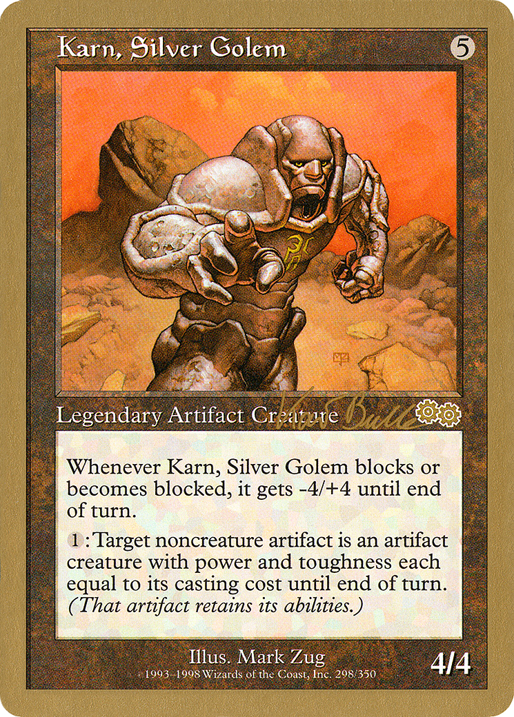 Image of Karn, Silver Golem - 1999 Kai Budde (USG) (WCD-) - World Championship Decks 1999