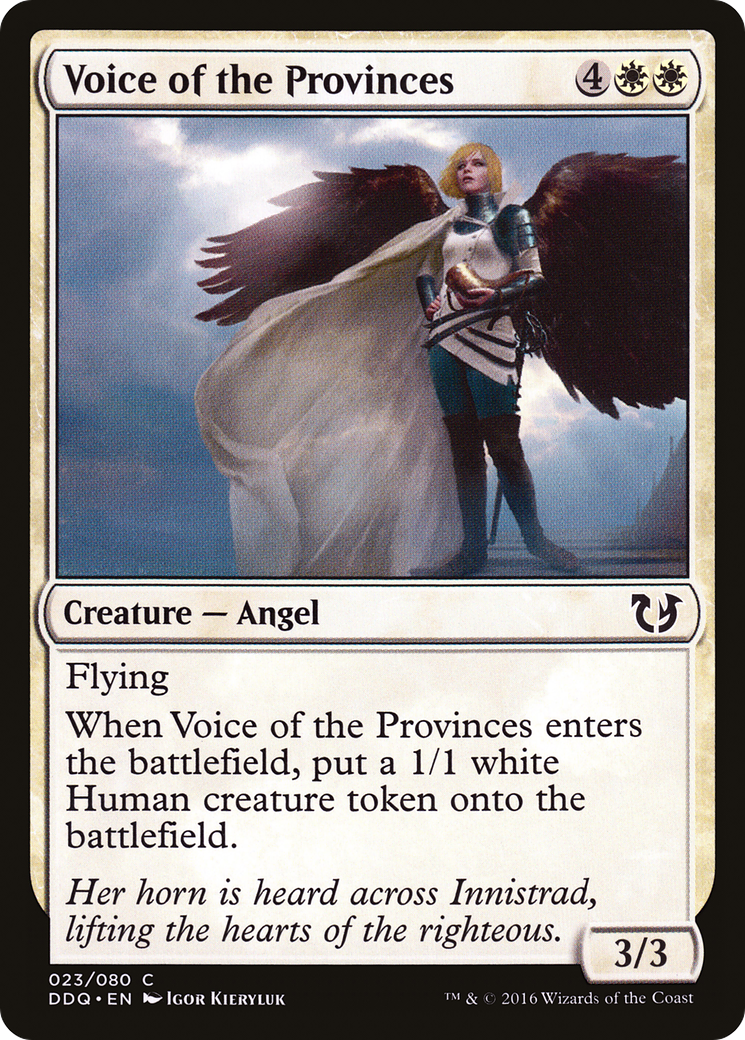 Image of Voice of the Provinces (DDQ-023) - Duel Decks: Blessed vs. Cursed