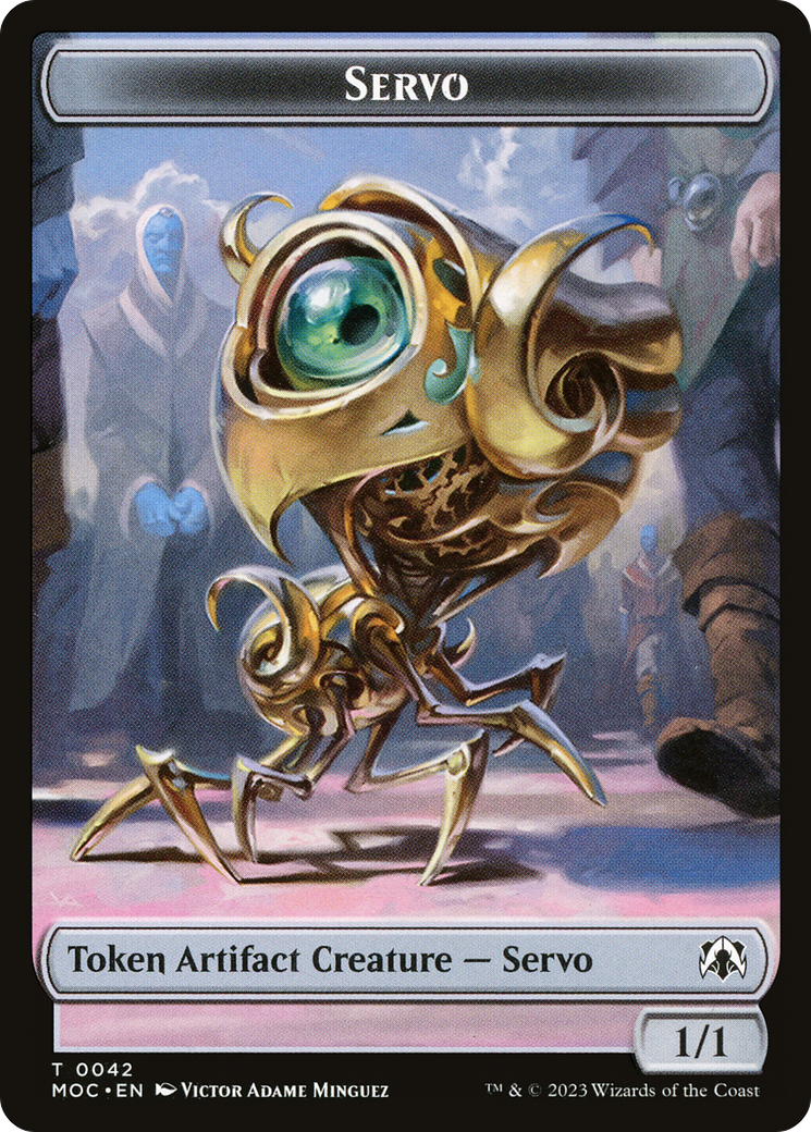 Image of Servo (TMOC-042) - March of the Machine Commander Tokens