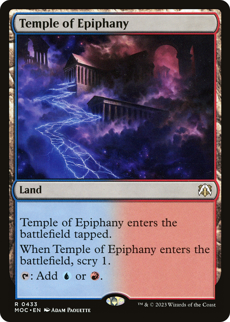 Image of Temple of Epiphany (MOC-433) - March of the Machine Commander
