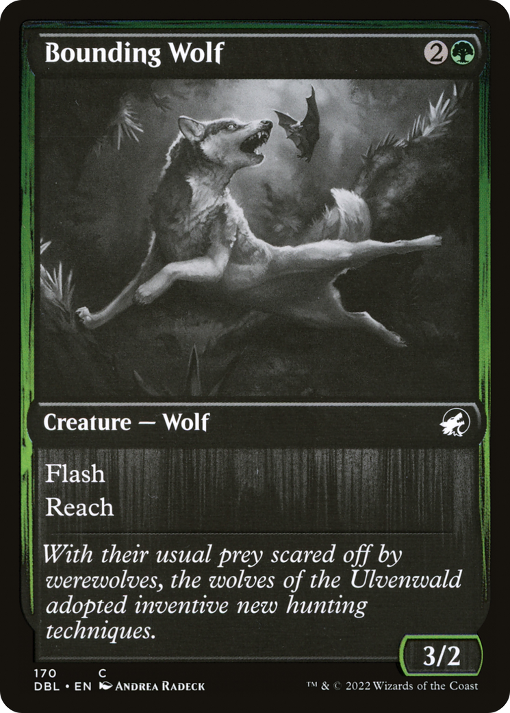 Image of Bounding Wolf (DBL-170) - Innistrad: Double Feature Foil