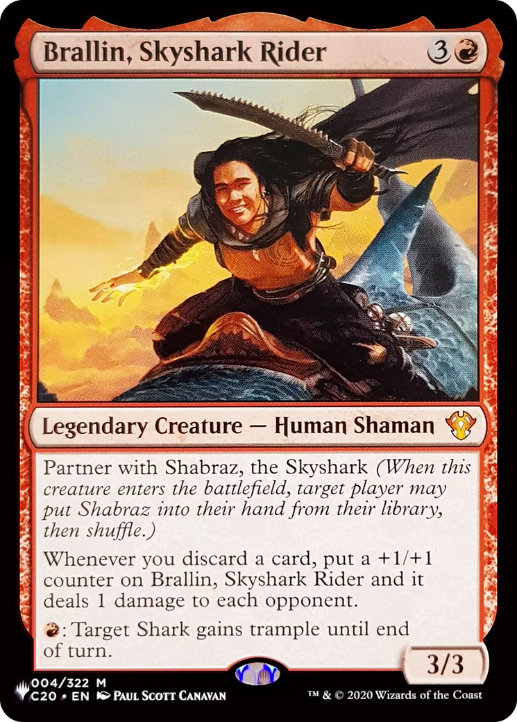 Image of Brallin, Skyshark Rider (LIST-C20-4) - The List