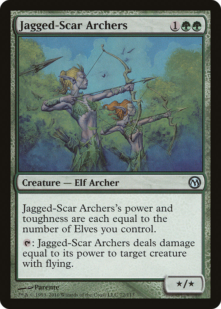 Image of Jagged-Scar Archers (DPA-072) - Duels of the Planeswalkers