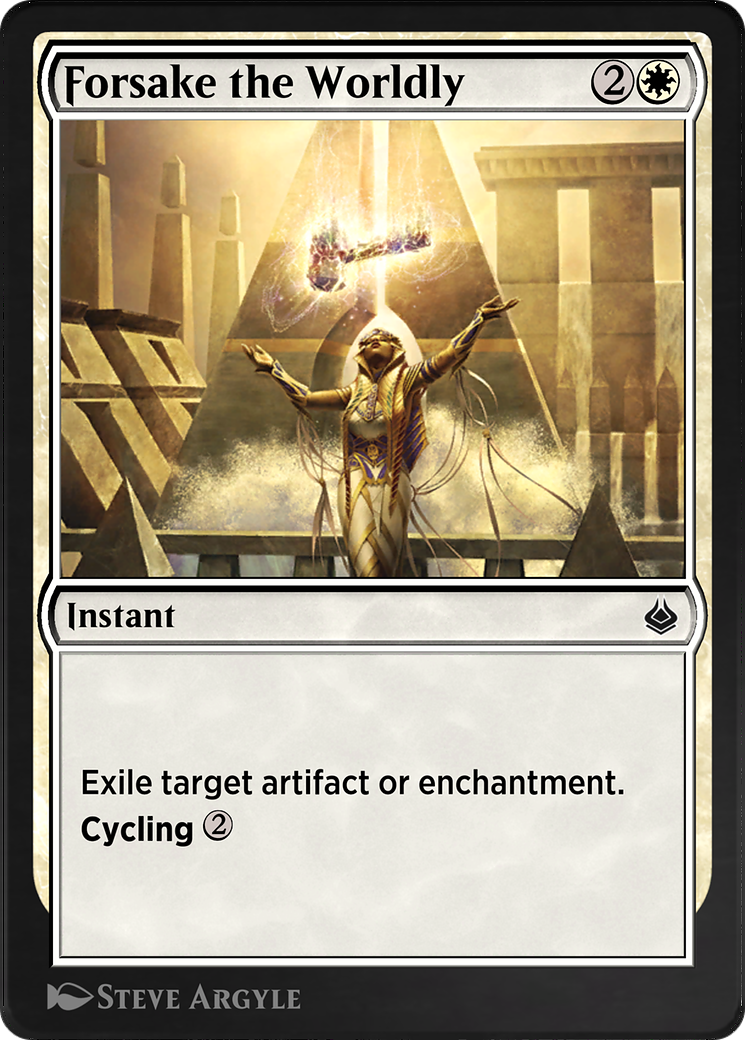 Image of Forsake the Worldly (AKR-018) - Amonkhet Remastered