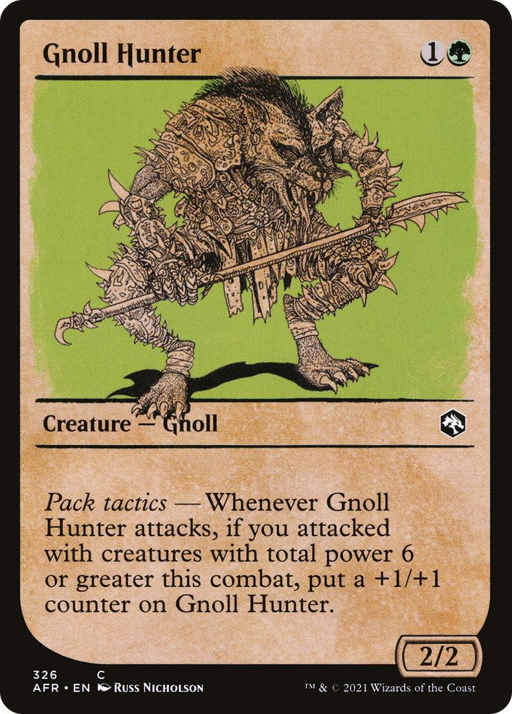Image of Gnoll Hunter (Showcase) (AFR-326) - Adventures in the Forgotten Realms: (Showcase)