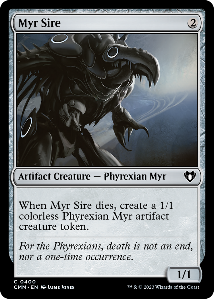 Image of Myr Sire (CMM-400) - Commander Masters Foil