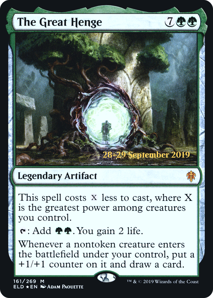 Image of The Great Henge (PRE-161) - Throne of Eldraine Promos Foil